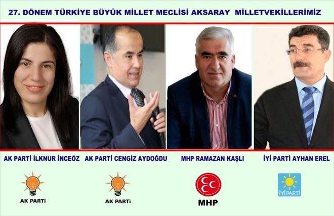 Aksaray´da  Partilerin  Milletvekili sayısı  belli oldu