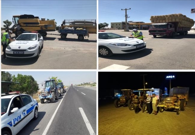 Aksaray´da tarım araçlarına sıkı denetim