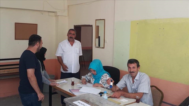 Balcı köyü referandum oylamasında 