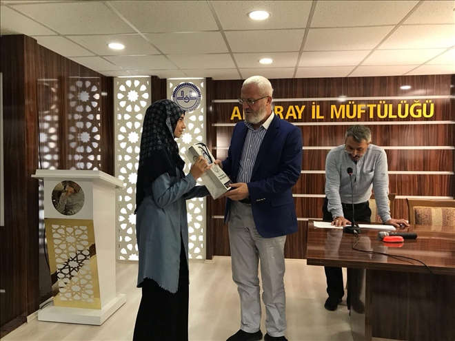 Yaz kuran kursu yarışmalarında birinci isimler belirlendi