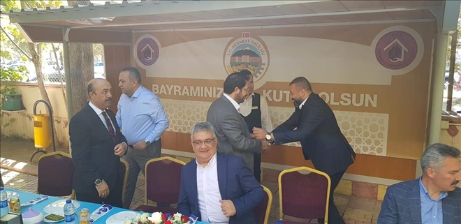 Bayramlaşma töreni düzenlendi