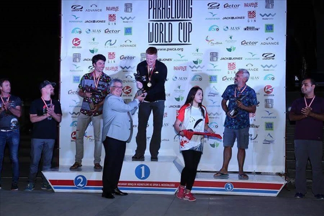 Paragliding World Cup Yamaç Paraşütü Dünya Kupası Kapanış Töreni Yapıldı