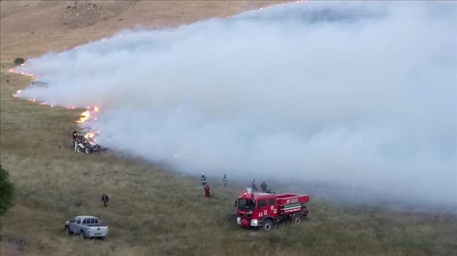 Aksaray´da Orman Yangını