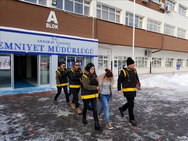 Ikametten hırsızlık yapan 3 bayan tutuklandı