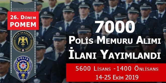 Polis Adayları Dikkat! 7000 Polis Alımı Başvuruları Yarın Başlıyor