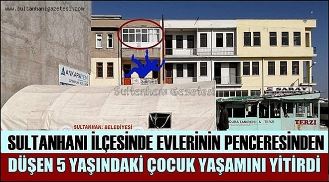 Aksaray´da 3.kattan düşen çocuk öldü