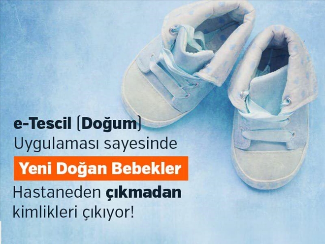 Yeni Doğan Bebek Hastaneden Çıkmadan Kimliği Çıkıyor