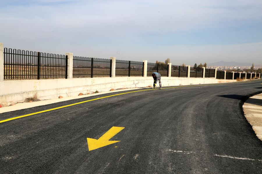 Hastane acili karşısına yeni çıkış yolu yapıldı
