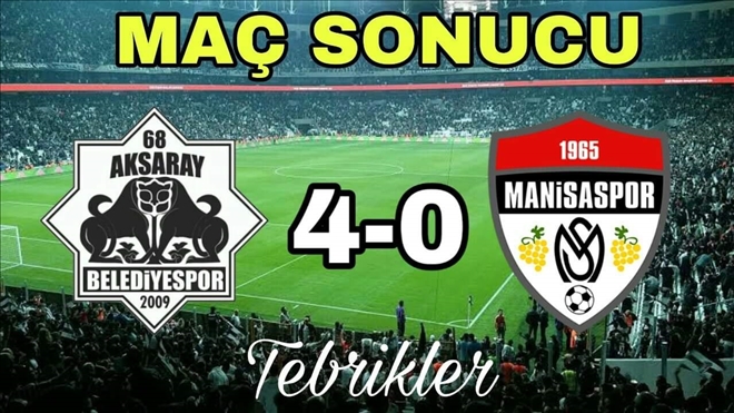 68 Aksaray Belediyespor 4 Manisaspor 0