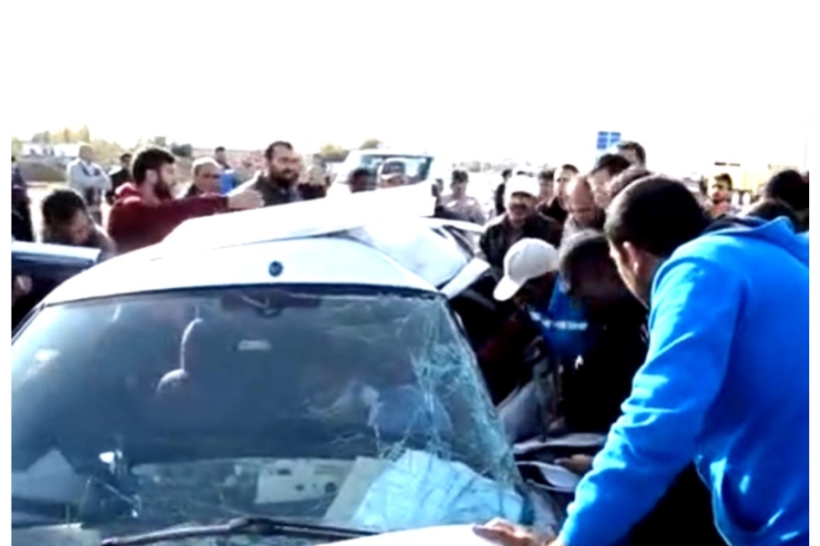 AKSARAY’DA KAZA; 1 KİŞİ ÖLDÜ 2 KİŞİ YARALANDI