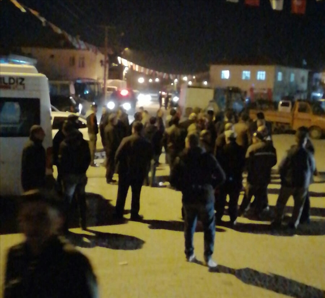 Yeşiltepe Beldesinde Gergin Gece! Jandarma Müdahale Etti
