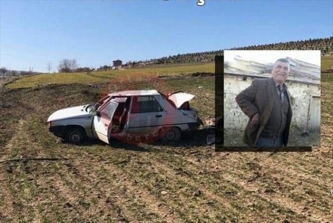 Şoförünün kalp krizi geçirdiği otomobil takla attı