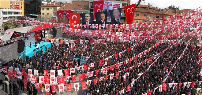 MHP lideri Bahçeli,´Aksaray 31 Mart´ta kaderine, geleceğine, milli ve manevi emanetlerine inanıyorum ki yüksek bir iradeyle sahip çıkacaktır´