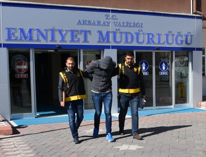 Hırsızlık zanlısı çaldığı eşyalarla birlikte kıskıvrak  yakalandı