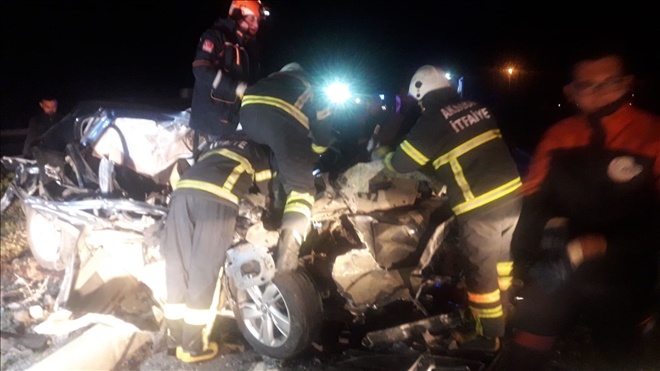 Otomobil tıra arkadan çarptı: 1 ağır  yaralı