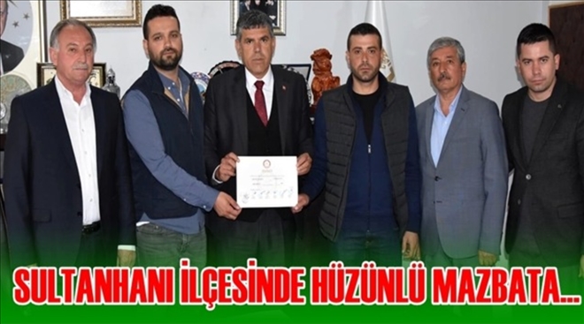 Sultanhanı İlçesinde hüzünlü mazbata teslimi