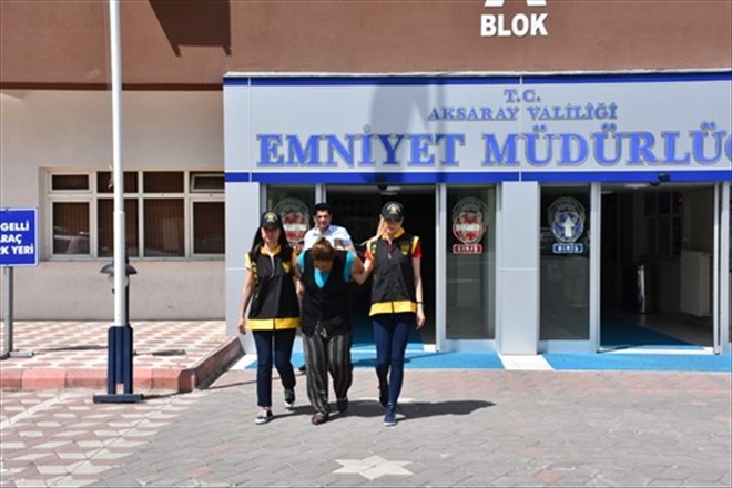 18 suçtan aranan suç makinesi kadın,bu sefer kaçamadı!