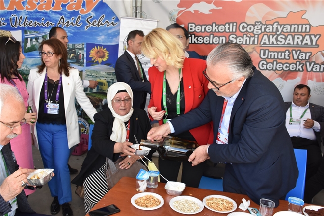 Aksaray standında yöresel ürünler tanıtıldı