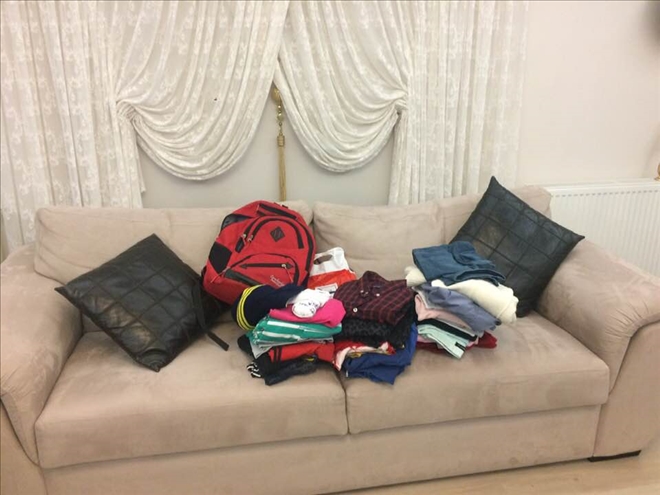 Kimi eşya,kimi gıda,kimi de gelinliğini bağışladı