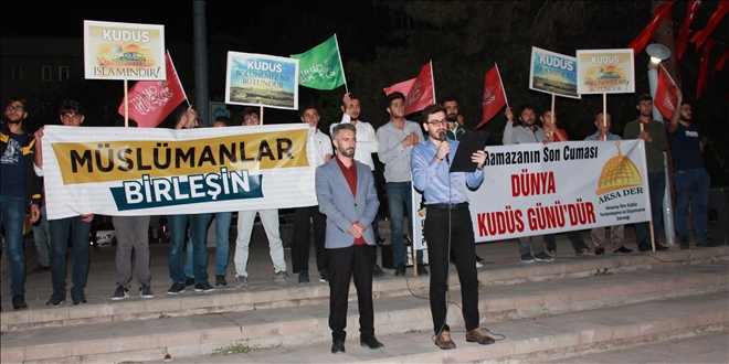 Aksaray´da ?Dünya Kudüs Günü? Etkinliği Düzenlendi