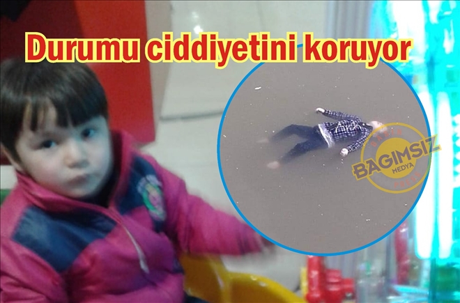 Aksaray´da boğulmaktan son anda kurtarılan çocuğun durumu ciddiyetini koruyor