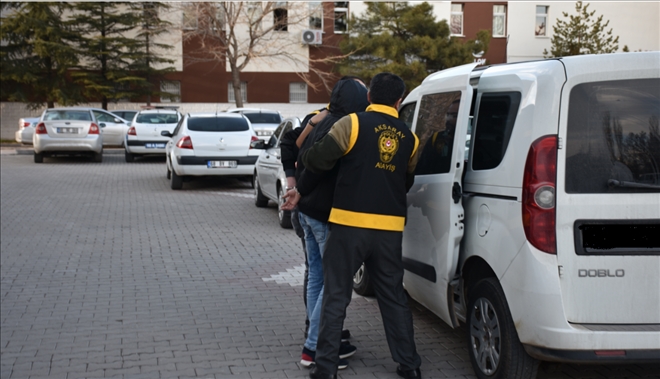 Aksaray´da,Yağma,Hırsızlık,silahla tehdit  suçlarından 6 kişi tutuklandı 