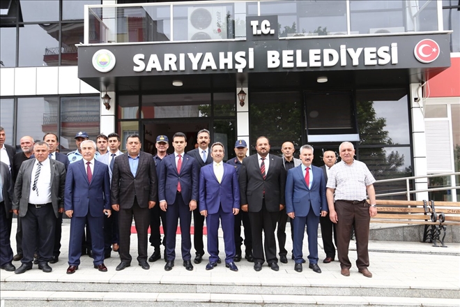 Vali Ali Mantı Sarıyahşi, Ağaçören ve Ortaköy İlçelerine ziyaret gerçekleştirdi