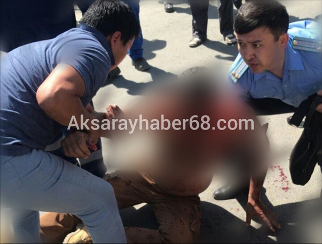Kazakistan´da,Aksaray´lı işçilerinde çalıştığı şantiyeye baskın