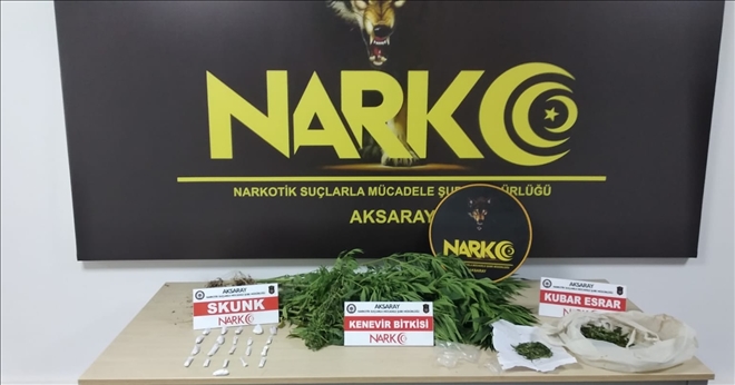 Aksaray´da uyuşturucu operasyonu:1 tutuklama