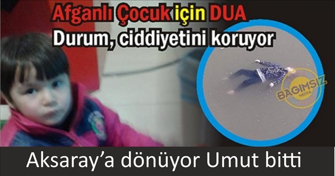 Su kanalına düşen minik çocuk 25 gündür yaşam mücadelesi veriyor