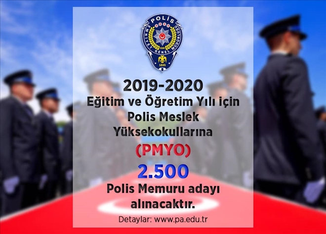 2 bin 500 polis memuru adayı alımı  alınacak