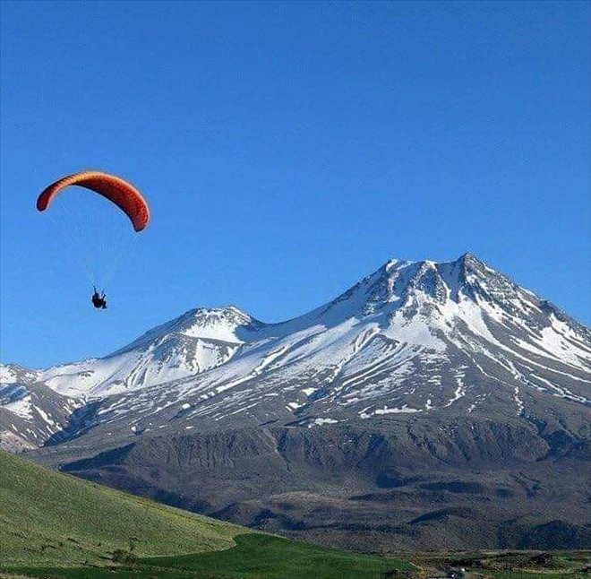 Yamaç paraşütü süper final test şampiyonası Aksaray´da gerçekleştirilecek