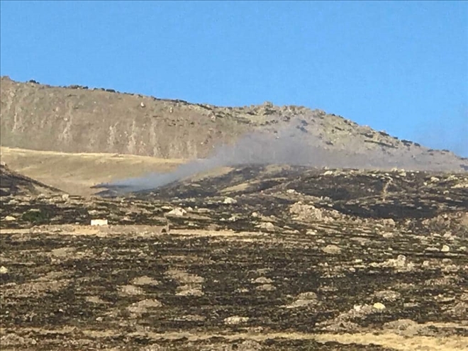 Aksaray´da 150 dekar mera alanı kül oldu