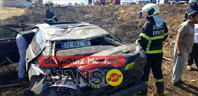 Mersin Büyükşehir Belediye Başkanı Vahap Seçer´in Konvoyu, Aksaray´da Kaza Geçirdi