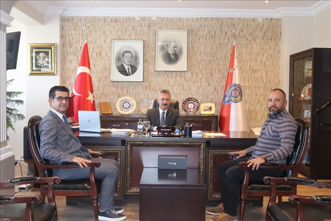 AA Konya Bölge Müdüründen Emniyet Müdürüne Ziyaret