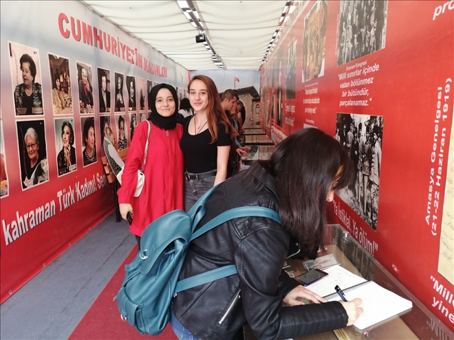100.Yıl Tır´ı Aksaray´da
