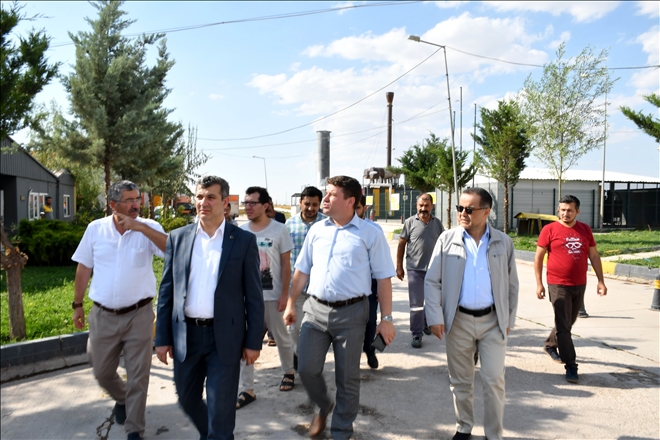 Katı atık düzenli depolama tesisinde inceleme yapıldı