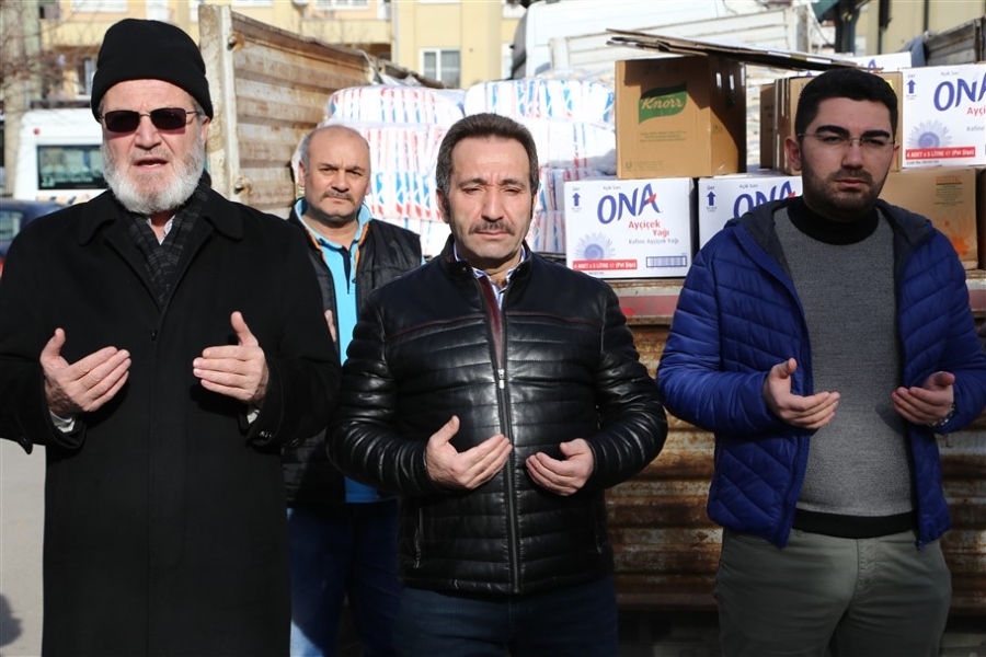 Depremzedelere Aksaray’dan yardım 