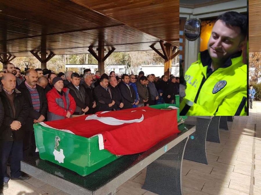 Beylik tabancası ile intihar eden polis memuru toprağa verildi