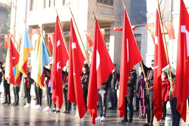 Gazi Mustafa Kemal Atatürk, Saygı ve Minnetle Anıldı