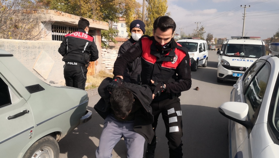 Polisten kaçan sürücü yakalanınca: 