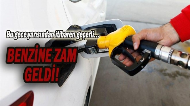 Benzine 37 Kuruş zam Geldi