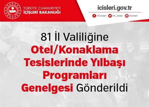 Yılbaşı kutlamalarına izin verilmeyecek