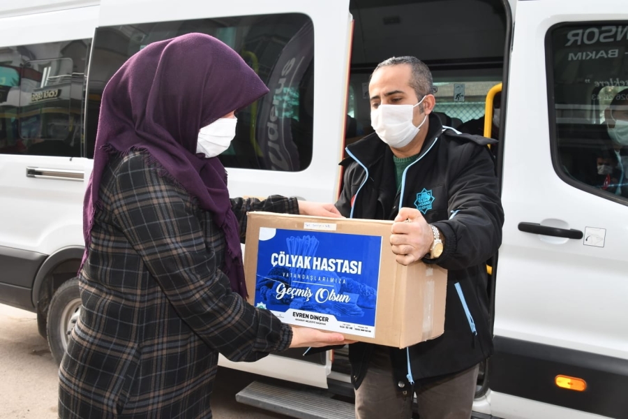 Çölyak ve trozinemi hastalarına  glütensiz gıda desteği 