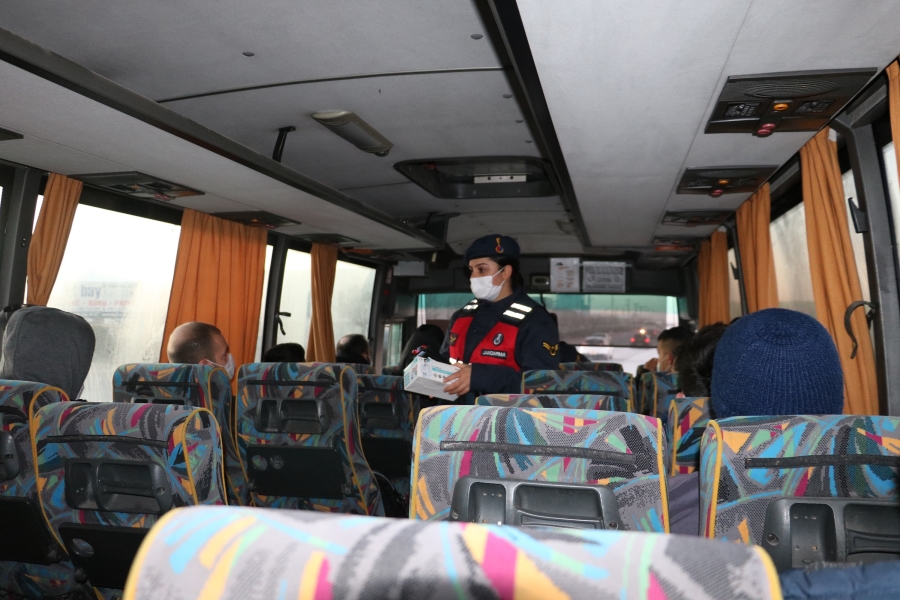 Jandarmadan fabrika ve servis araçlarına denetim