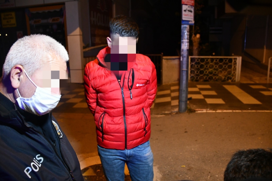 Sokağa çıkma kısıtlamasına uymayan genç cezadan kaçamadı