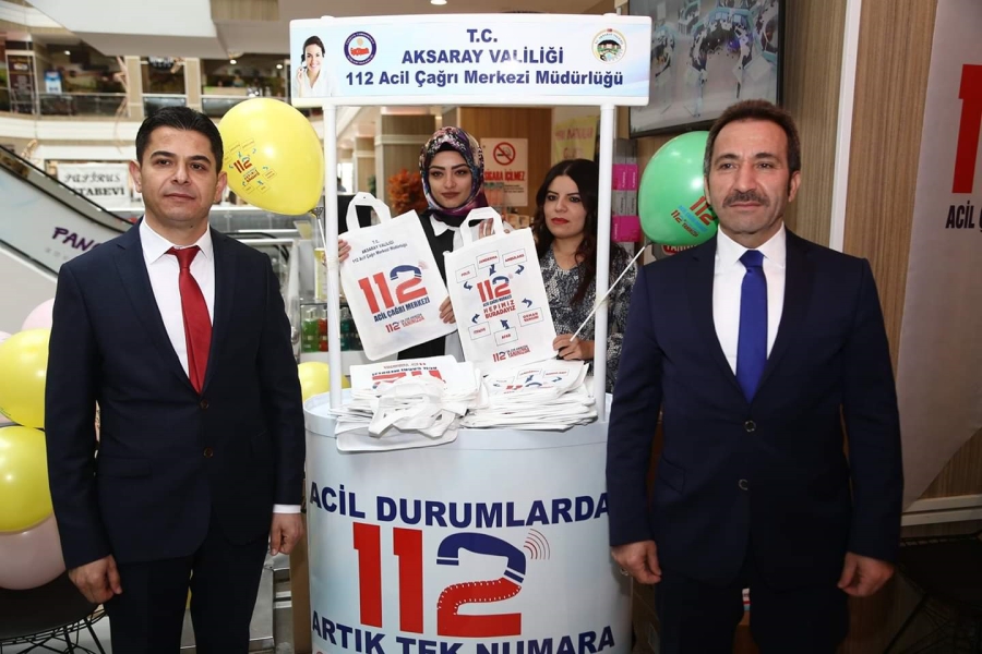 Acil Çağrı Merkezi tanıtım standı açtı