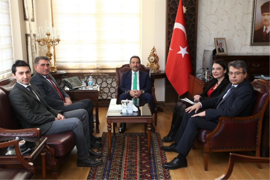 Sanayi kuruluşlarının yöneticilerinden Vali Ali Mantı’ya ziyaret
