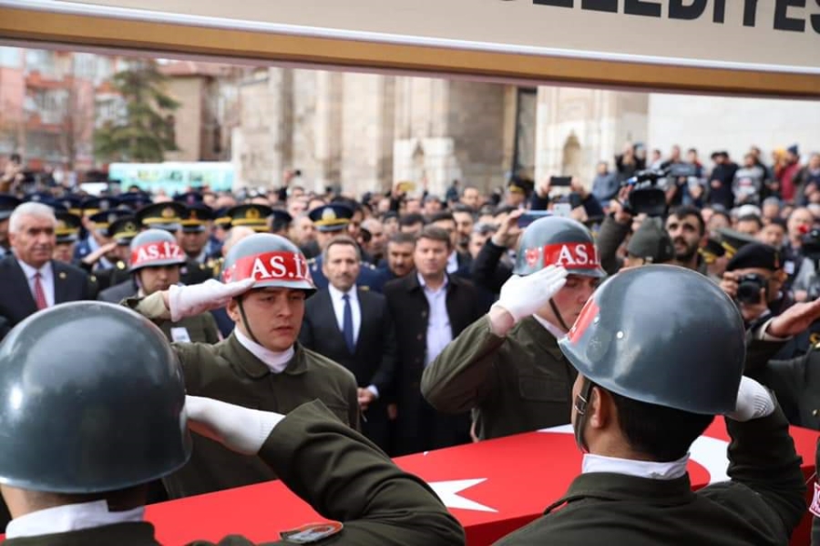 Aksaray Şehidini son yolculuğuna uğurladı