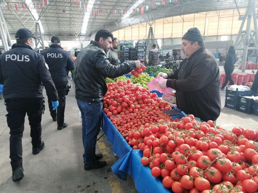 Aksaray’da polis ve zabıta 65 yaş üstü denetiminde
